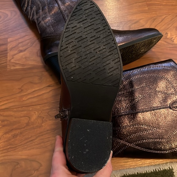 Pop Kylie Gunmetal Cowboy boots - Picture 2 of 2